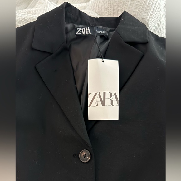 Zara limited edition celeb style cropped blazer - Picture 3 of 12